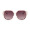 Anna-Kaci Women's Geometric Square Sunglasses with UV400 Protective Lenses - 2 of 3
