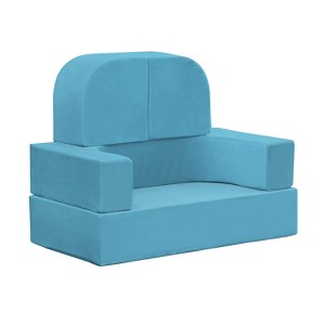 Vynxaria Kids Modular Sofa Bed - Convertible Play Couch for Endless Imagination - 1 of 4