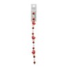 Crystal Lane DIY 7" Lampwork Glass Designer Holiday Christmas Bead Strand Craft Embellishment Mittens Red - 4 of 4