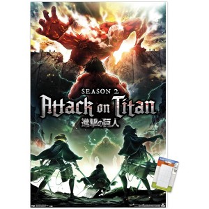Trends International Attack on Titan - Season 2 Teaser One Sheet Unframed Wall Poster Prints - 1 of 4