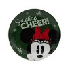 Disney 6" Mickey Mouse Festive Cheer Appetizer Plate Blue/Green - 3 of 4