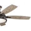 Kichler Lighting Hatteras Bay 1 - Light Ceiling Fan in  Anvil Iron - 3 of 4