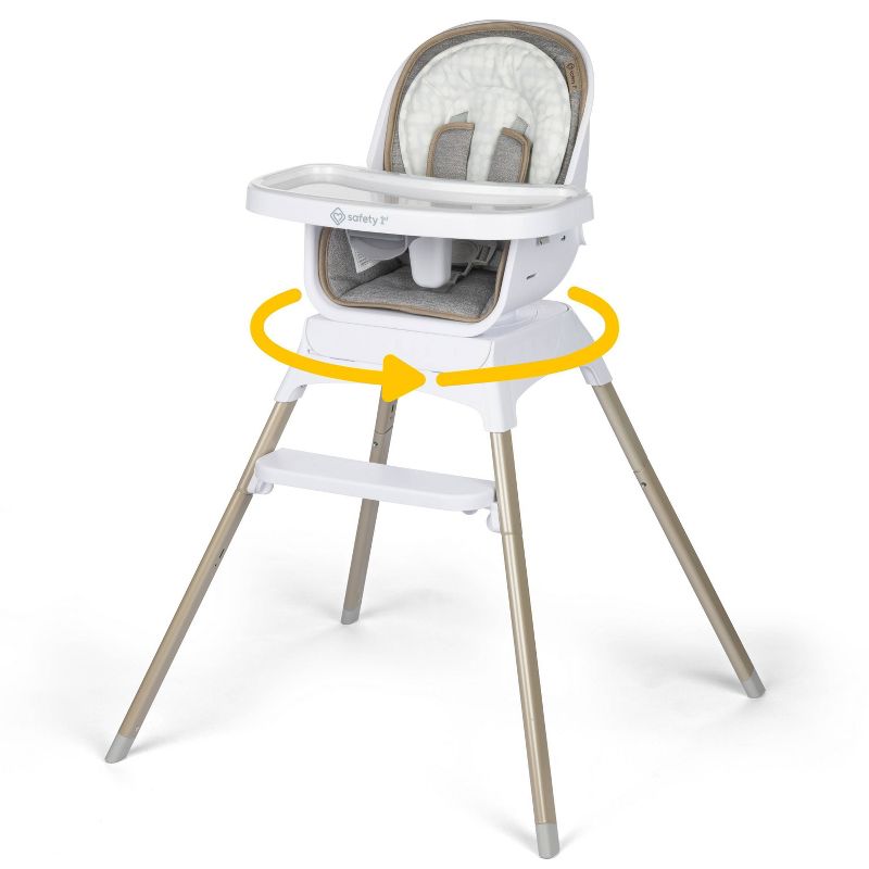 Safety 1st Grow and Go Rotating High Chair - French Gray, 1 of 19