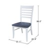 International Concepts Set of Two Cosmo Roma Chairs - 3 of 4