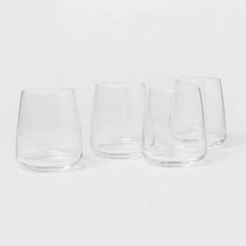 Stemless Wine Glass • Red — Fred's Glass