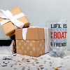 Pavilion Gift Company - On the Boat - 14 oz Double-Walled Glass - Drinkware - 4 of 4