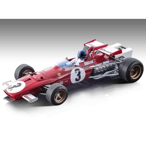 Ferrari 312B #3 Jacky Ickx Winner "F1 Mexican GP" (1970) with Driver Figure Ltd Ed to 90 pcs 1/18 Model Car by Tecnomodel - 1 of 3