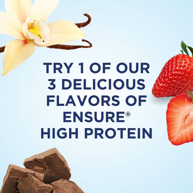 Ensure High Protein Shake - Vanilla - 6ct/48 fl oz, 5 of 12