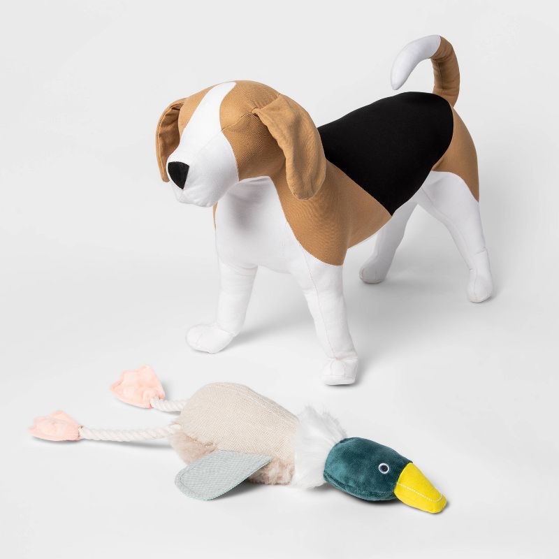 Bird Plush with Rope Dog Toy - M/L - Boots &#38; Barkley&#8482;, 3 of 8