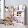 3 Tier Kids Book Shelf,Kids Book Rack, Helps Keep Bedrooms, Playrooms, and Classrooms Organized - 2 of 4