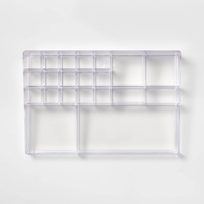 Bathroom Plastic Extra Large Cosmetic Organizer Clear - Brightroom&#8482;_3