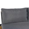 Maggift Outdoor Patio Seating Sets, Unique Design, Ideal for Conversations, Perfect for Gardens and Living Spaces, Gray, 109.8"*32.7"*29.1" - 4 of 4