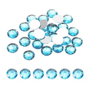 Unique Bargains Acrylic Flat Back Diamond Gems Bead for Face Painting DIY Crafts 50 Pcs - 1 of 4