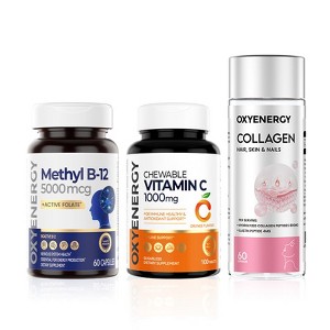 OXYENERGY Methyl B12, Collagen & Vitamin C Bundle - 1 of 1