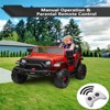 Jojoka 24V 2 Seater Ride on Toys for Kids, Ride on Truck with Remote Control, 20" Wide Seat, MP3, Lights, Powered Car Wheels for Boys Girls - 4 of 4