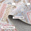 Area Rug Living Room Rug Non Slip Washable Rugs for Bedroom  Geometric Aesthetic Carpet Stain-Resistant Foldable Thin Floor Cover - 4 of 4