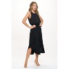 WEST K Women's Viviana Flowy Smocked-Wasit Satin Tank Midi Dress - 2 of 4