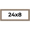 PosterPalooza | Panoramic Deco Silver Picture Frame - UV Acrylic, Foam Board Backing, Hanging Hardware - 2 of 4