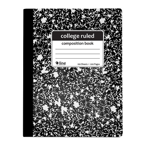 C-Line Composition Notebook, 100 Page, College Ruled, Black Marble (Pack of 10) - image 1 of 1