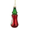 Northlight 4" Red and Green Bottle of Hot Sauce Glass Christmas Ornament - image 4 of 4