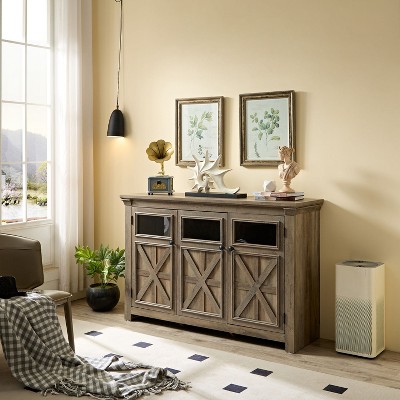 Arina 3-Door Storage Bar Cabinet, Buffet Sideboard Cabinet for Bedroom and Living Room, TV Stand Up to 60'', Indoor Furniture - The Pop Home