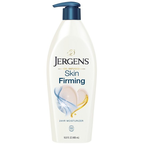 Jergens Skin Firming Body Lotion, With Collagen And Elastin, For Dry Skin,  Dermatologist Tested Scented - 16.8 Fl Oz : Target