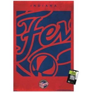 Trends International WNBA Indiana Fever - Logo 25 Unframed Wall Poster Prints - 1 of 4