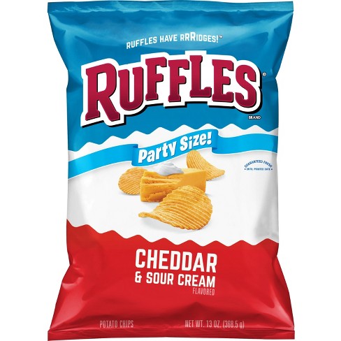 Ruffles Cheddar And Sour Cream Chips - 13oz : Target