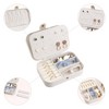 Unique Bargains Travel Small Portable PU Leather Storage Display Holder Jewelry Box for Women's Girls' Gifts - 3 of 4