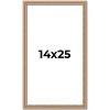 PosterPalooza | Deco Brown Picture Frame - UV Acrylic, Foam Board Backing, Hanging Hardware - 2 of 4