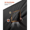 VEVOR Patio Furniture Cover, 420D Heavy Duty Waterproof Outdoor Dining Table and Chairs Cover, Large Squre Patio Table Covers, Black - 3 of 4