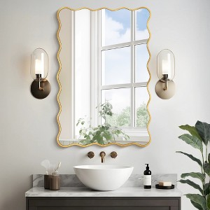 Beautyolove Rectangle Aluminum Alloy Framed Wall Mirror Decorative Wall Mirror - 1 of 4