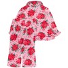 RuffleButts Toddler Girls Holiday Ruffle Flare Pajama Set - 2 of 4