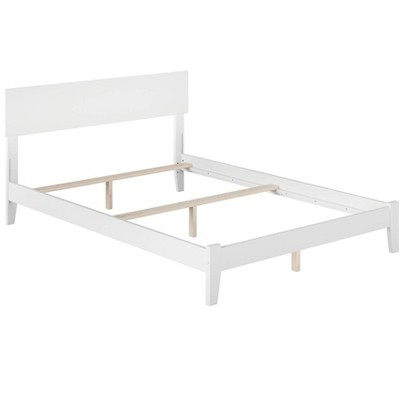Orlando Full/Double Rubberwood Bed with Sleek Headboard and USB Ports