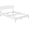 AFI Furnishings Orlando Full Traditional Bed with Open Footboard and Turbo Charger in White - 4 of 4