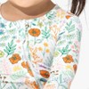 Bellabu Bear Baby Summer Floral Bamboo Convertible Footie - 2 of 4