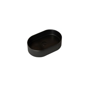 ChicFurnit Bathroom Sinks Vessel Sink Oval Sink Vanity Sink Art Basin Countertop Bathroom Sink for Bathroom, Black, 19.29"*12.2"*5.12" - 1 of 4