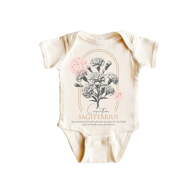 Sagittarius Floral Celestial - Baby Boy Girl Clothes Infant Onesie® Funny Cute Newborn GS1