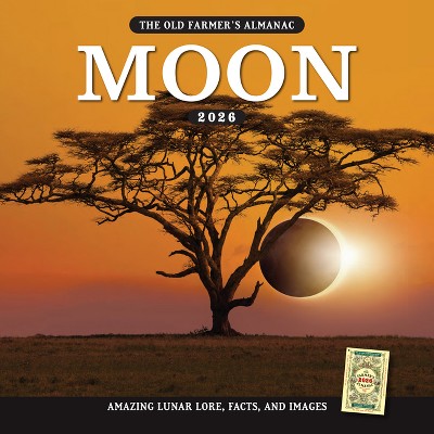 The 2026 Old Farmer's Almanac Moon Wall Calendar - (Paperback)
