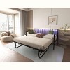 PAGED Twin Size Metal/Farmhouse Daybed Frame, Multi-Functional Designs (Trundle/Drawers/Headboard) for Bedrooms/Living Rooms/Guest Rooms - 4 of 4