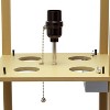 Creekwood Home Classix 62.5" 3-Tier Storage Floor Lamp with Charging Ports and Outlet - 2 of 4