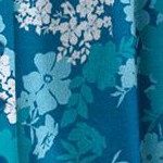 deep teal graphic bloom