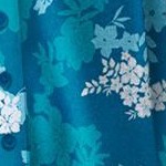 deep teal graphic bloom