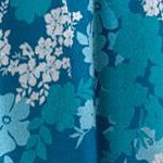 deep teal graphic bloom