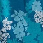 deep teal graphic bloom