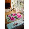 Lany Space Maggie Stephenson Irregular Rose Garden Floral Rug - 2 of 4