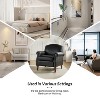 Set of 2 Gianluigi Transitional Vegan Leather Armchair with Nailhead Trim for Bedroom and Living Room  | ARTFUL LIVING DESIGN - 4 of 4