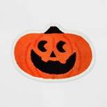 17"x24" Halloween Pumpkin Bath Rug Orange - Hyde & EEK! Boutique™
