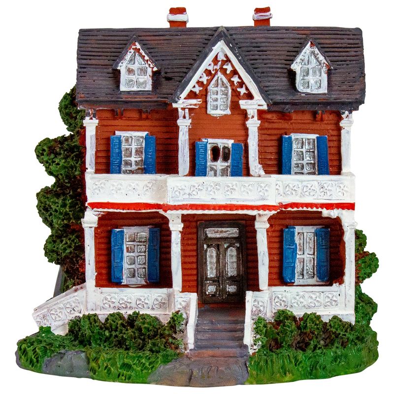 Northlight 4.5" LED lighted Colonial House Christmas Village Decoration, 1 of 6