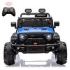 24V 2 Seaters Kids Ride On Car With Remote Control, 2*120W Motors 9ah Battery 20" Extra Large Seats,LED Headlights - image 4 of 4